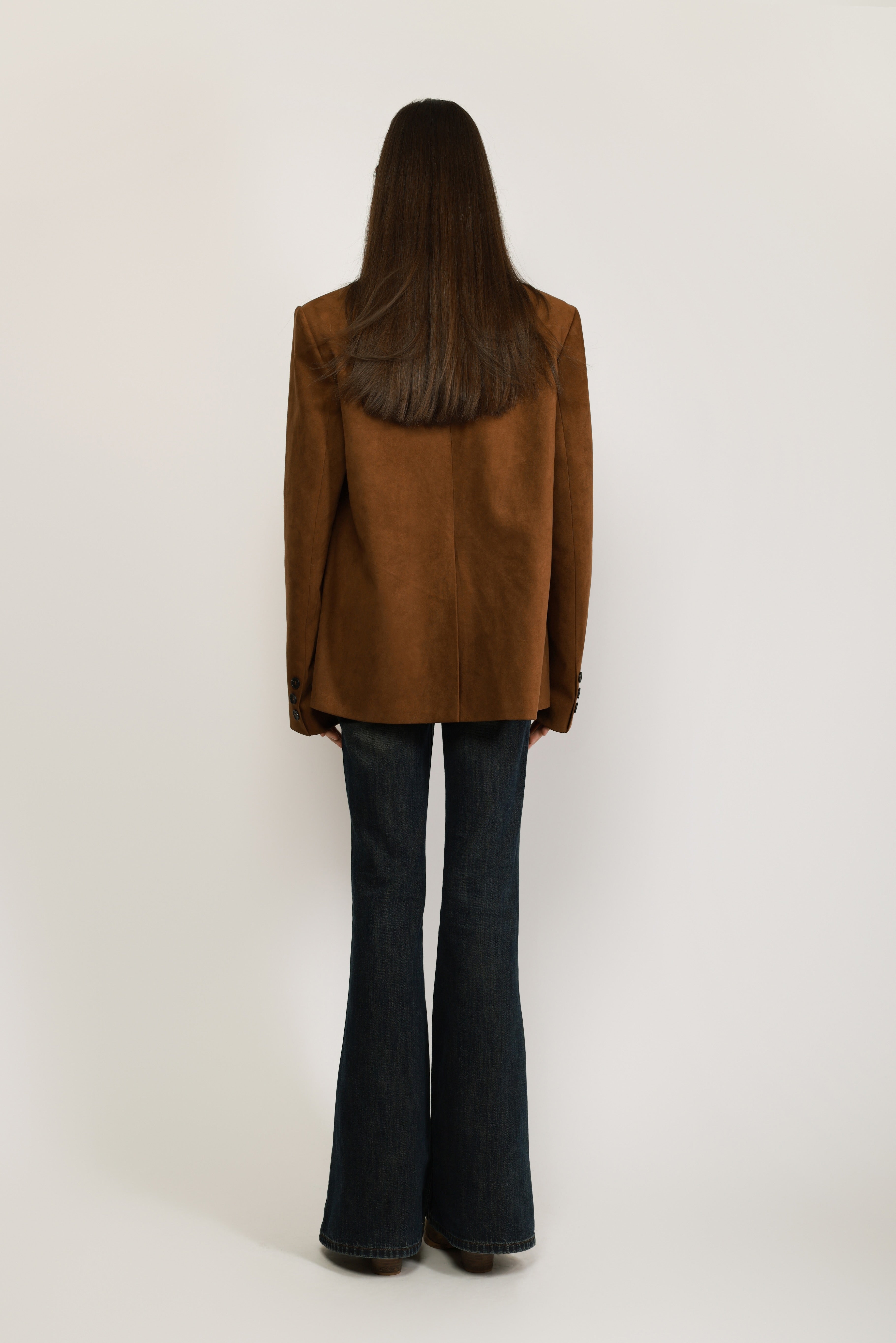 Oversized Suede Blazer